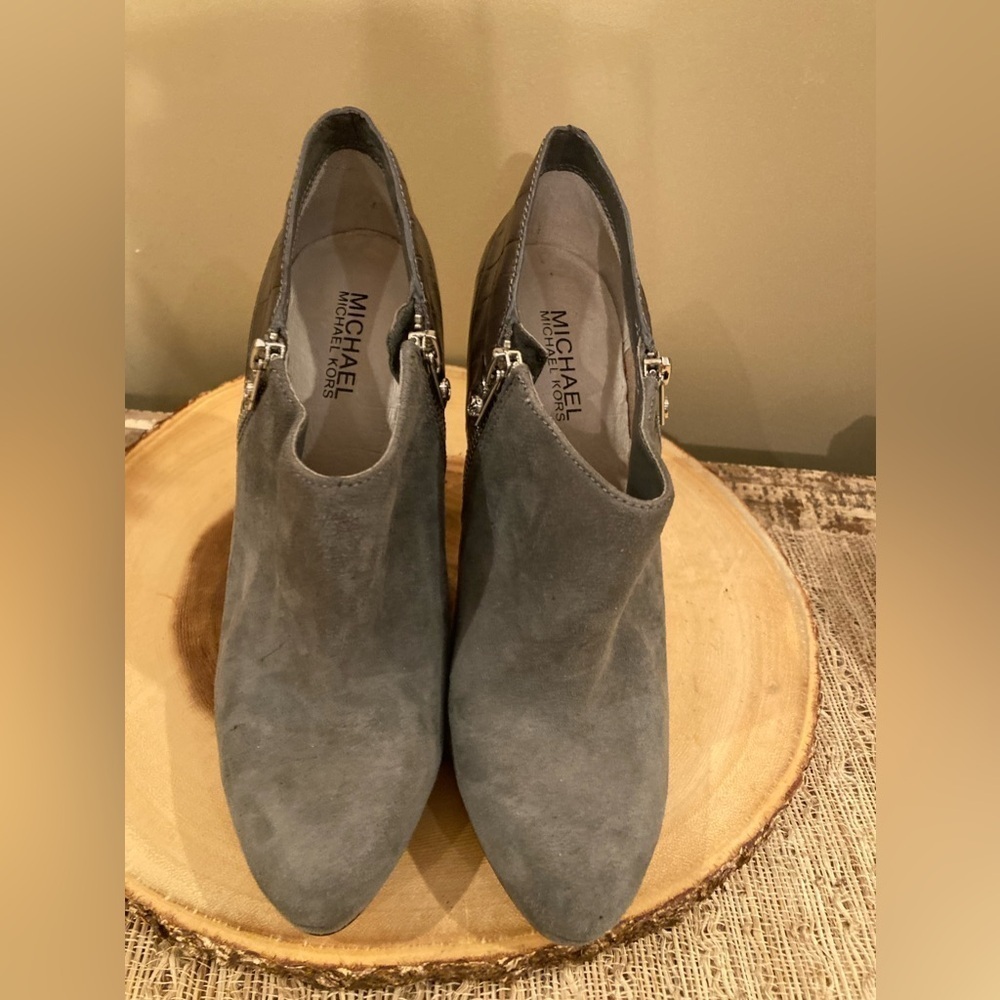 Michael Kors York Bootie Slate Python Zipper Plat… - image 6